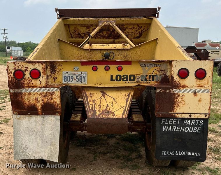 image for item DJ0834 1988 Load King 1827-3-2  bottom dump trailer