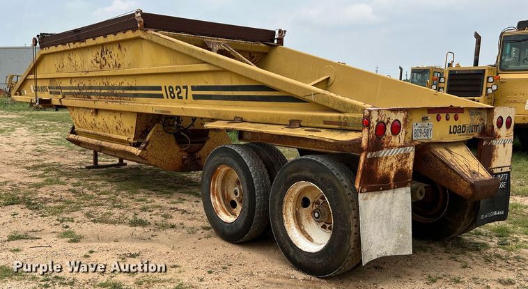 image for item DJ0834 1988 Load King 1827-3-2  bottom dump trailer