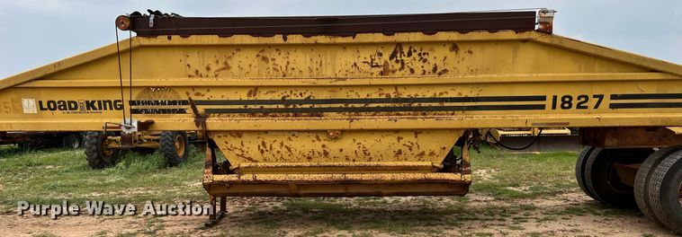 image for item DJ0834 1988 Load King 1827-3-2  bottom dump trailer
