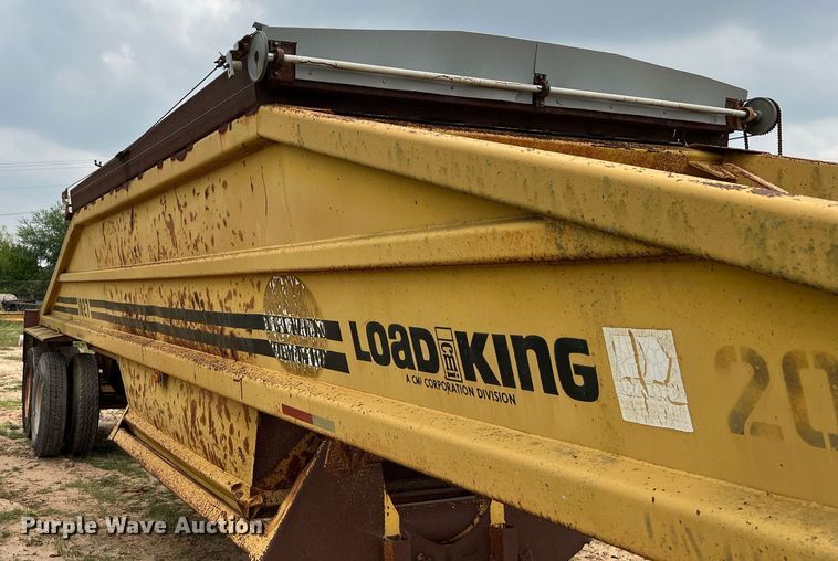 image for item DJ0834 1988 Load King 1827-3-2  bottom dump trailer