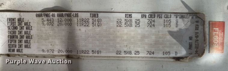 image for item DL7198 2011 Freighliner Cascadia  semi truck