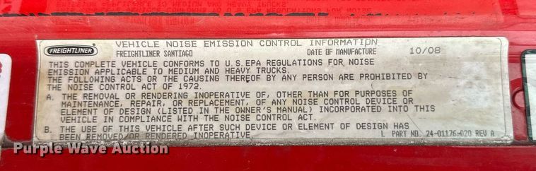 image for item DO4981 2009 Freightliner Columbia  semi truck