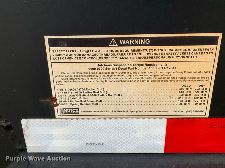 image for item DP8646 2016 Viking VFDD46R16F35T  double drop deck equipment trailer