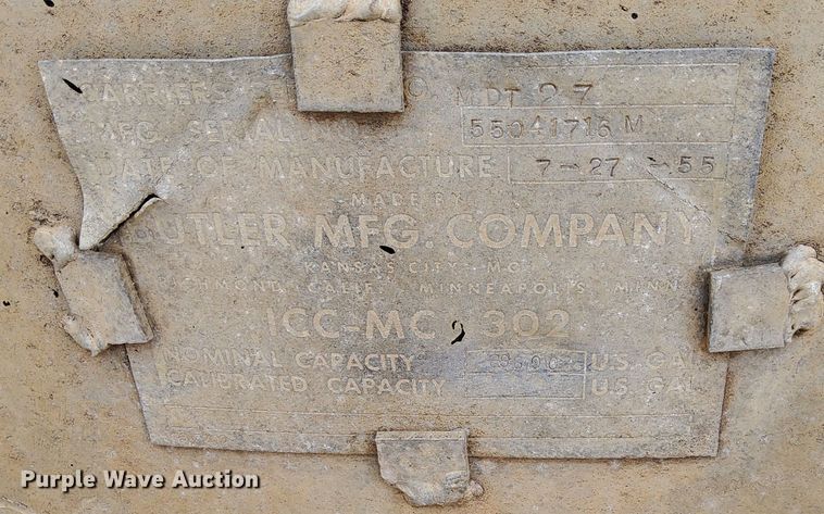 image for item DQ7315 1955 Butler  tank trailer