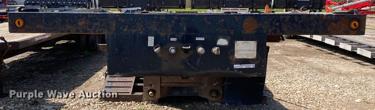 image for item HN9887 2012 Trail-Eze TE80DGWS  lowboy equipment trailer