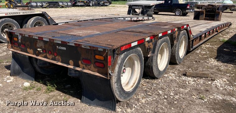 image for item HN9887 2012 Trail-Eze TE80DGWS  lowboy equipment trailer