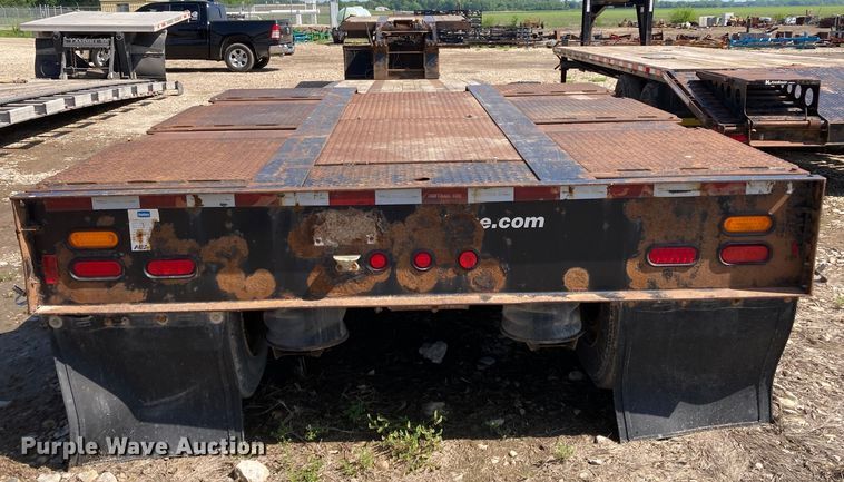 image for item HN9887 2012 Trail-Eze TE80DGWS  lowboy equipment trailer