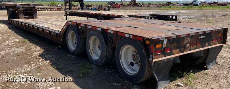 image for item HN9887 2012 Trail-Eze TE80DGWS  lowboy equipment trailer