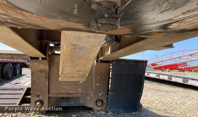 image for item HN9887 2012 Trail-Eze TE80DGWS  lowboy equipment trailer