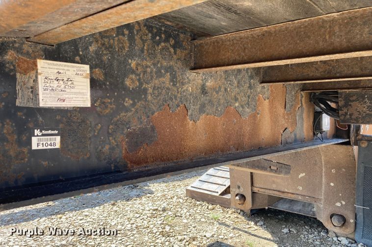 image for item HN9887 2012 Trail-Eze TE80DGWS  lowboy equipment trailer