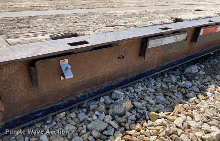 image for item HN9887 2012 Trail-Eze TE80DGWS  lowboy equipment trailer