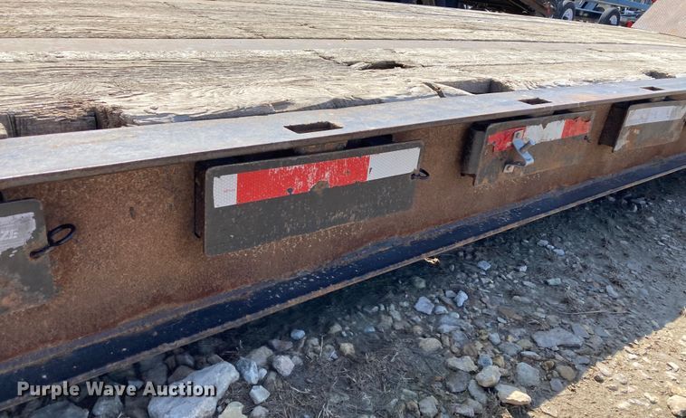 image for item HN9887 2012 Trail-Eze TE80DGWS  lowboy equipment trailer