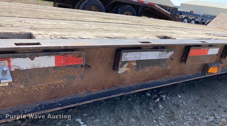 image for item HN9887 2012 Trail-Eze TE80DGWS  lowboy equipment trailer