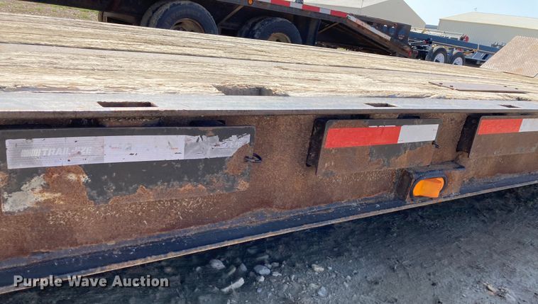 image for item HN9887 2012 Trail-Eze TE80DGWS  lowboy equipment trailer