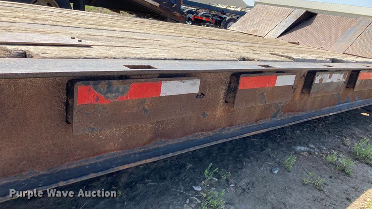 image for item HN9887 2012 Trail-Eze TE80DGWS  lowboy equipment trailer