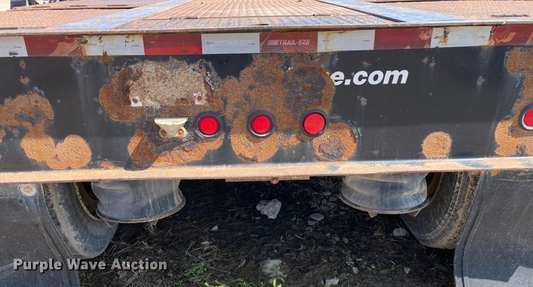 image for item HN9887 2012 Trail-Eze TE80DGWS  lowboy equipment trailer