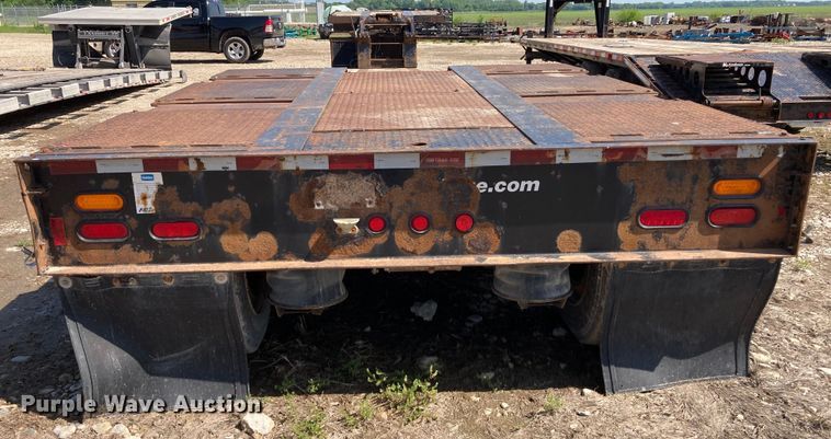 image for item HN9887 2012 Trail-Eze TE80DGWS  lowboy equipment trailer