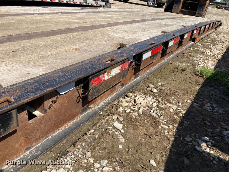 image for item HN9887 2012 Trail-Eze TE80DGWS  lowboy equipment trailer