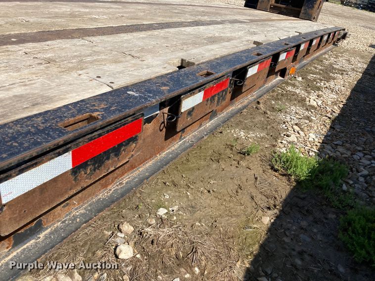 image for item HN9887 2012 Trail-Eze TE80DGWS  lowboy equipment trailer