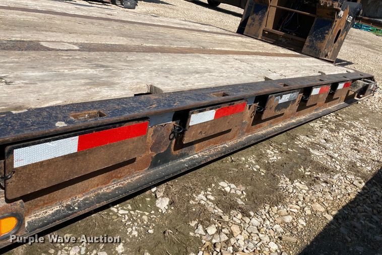 image for item HN9887 2012 Trail-Eze TE80DGWS  lowboy equipment trailer