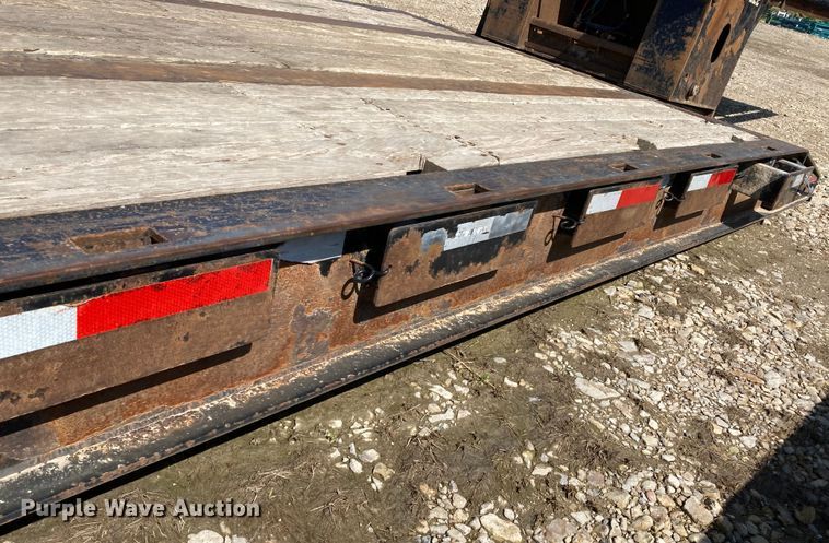 image for item HN9887 2012 Trail-Eze TE80DGWS  lowboy equipment trailer