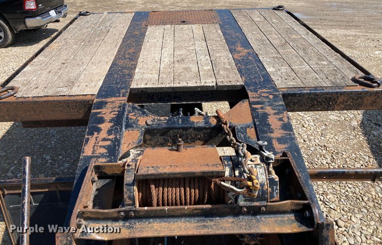 image for item HN9887 2012 Trail-Eze TE80DGWS  lowboy equipment trailer