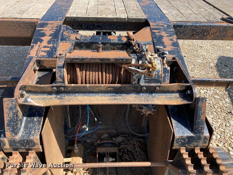 image for item HN9887 2012 Trail-Eze TE80DGWS  lowboy equipment trailer