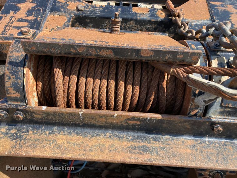 image for item HN9887 2012 Trail-Eze TE80DGWS  lowboy equipment trailer