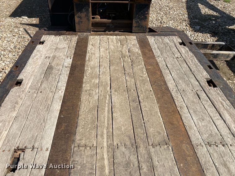 image for item HN9887 2012 Trail-Eze TE80DGWS  lowboy equipment trailer