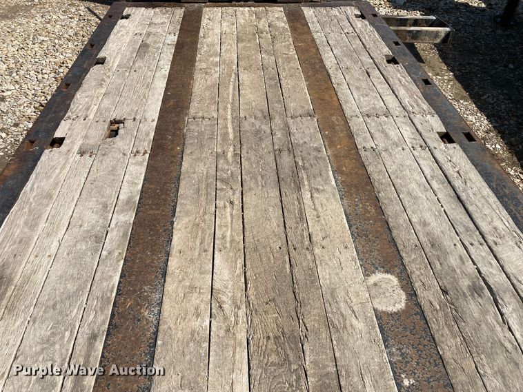 image for item HN9887 2012 Trail-Eze TE80DGWS  lowboy equipment trailer