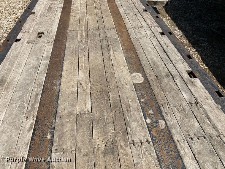 image for item HN9887 2012 Trail-Eze TE80DGWS  lowboy equipment trailer