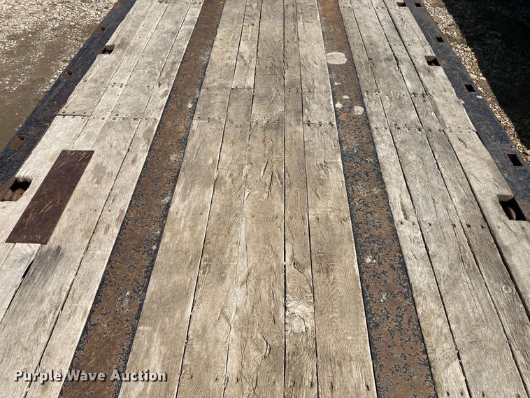 image for item HN9887 2012 Trail-Eze TE80DGWS  lowboy equipment trailer