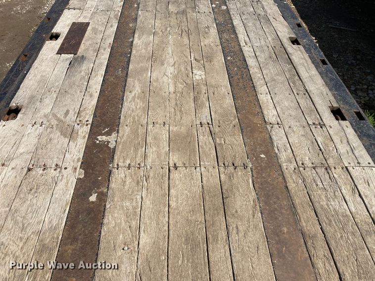 image for item HN9887 2012 Trail-Eze TE80DGWS  lowboy equipment trailer