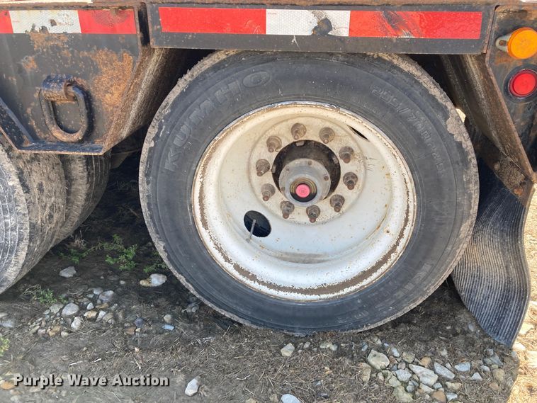 image for item HN9887 2012 Trail-Eze TE80DGWS  lowboy equipment trailer