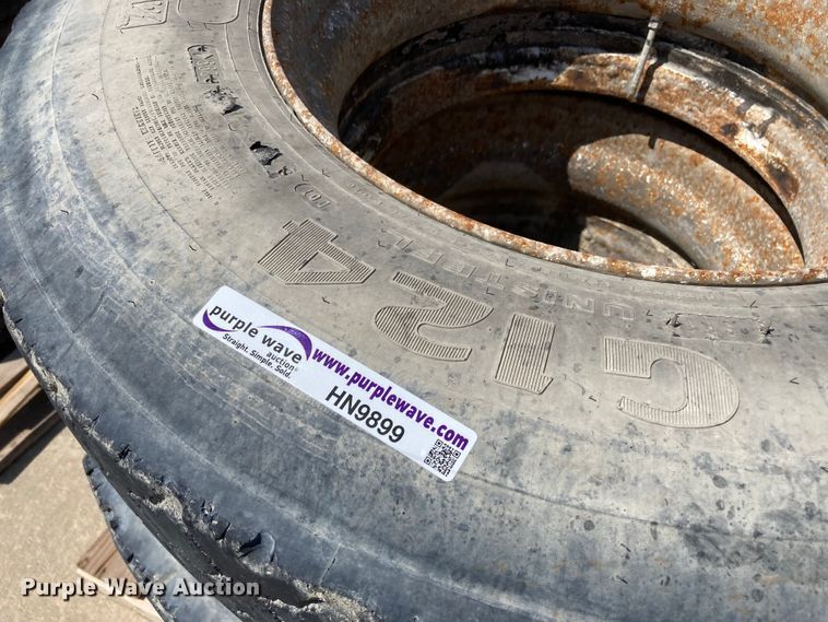 image for item HN9899 (8) 11R22.5 tires