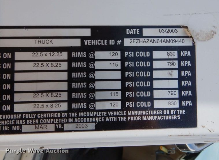 image for item KU9948 2004 Sterling LT9500  ready mix truck