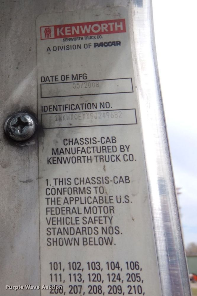 image for item KU9952 2009 Kenworth W900  ready mix truck