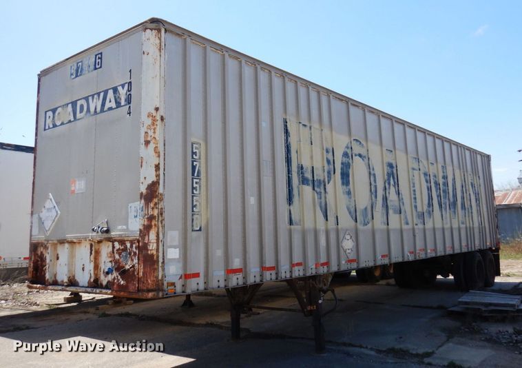 image for item KU9974 1977 Budd  dry van trailer