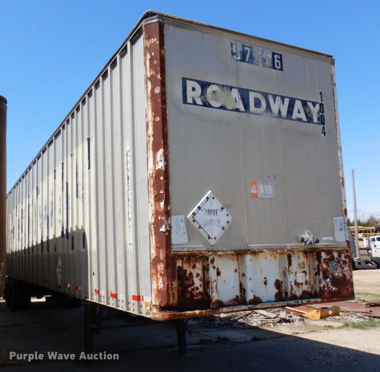 image for item KU9974 1977 Budd  dry van trailer