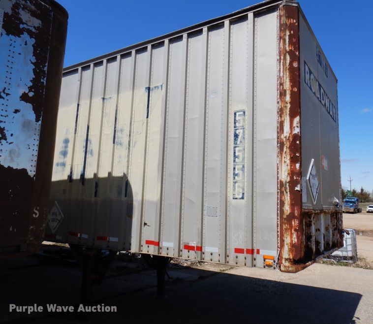 image for item KU9974 1977 Budd  dry van trailer