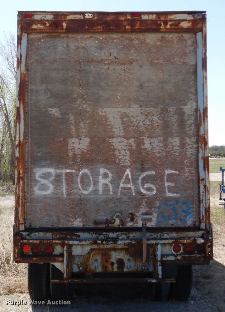 image for item KU9976 1969 Gindy  dry van trailer