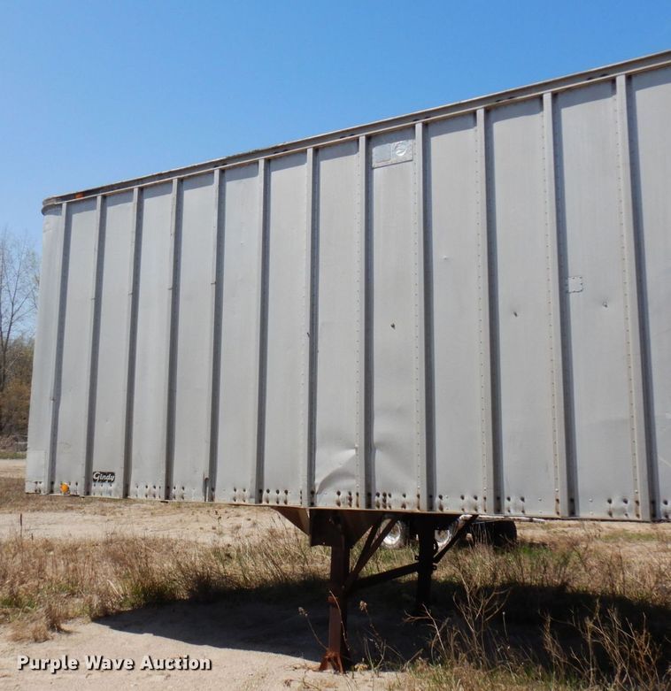 image for item KU9976 1969 Gindy  dry van trailer