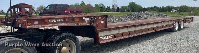 image for item LA9944 1995 Trail King TK70HT-482  drop deck equipment trailer