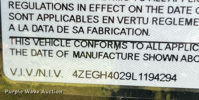 image for item LG9118 2020 Load Trail  equipment trailer