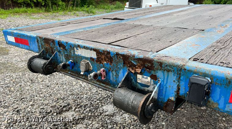 image for item LI9771 1988 Siebert  lowboy equipment trailer