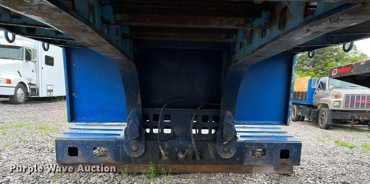 image for item LI9771 1988 Siebert  lowboy equipment trailer