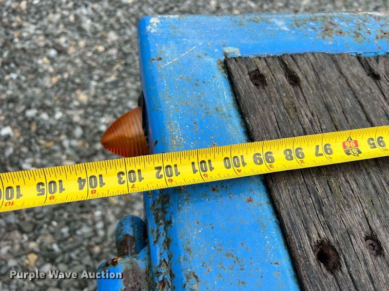 image for item LI9771 1988 Siebert  lowboy equipment trailer