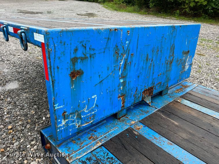 image for item LI9771 1988 Siebert  lowboy equipment trailer