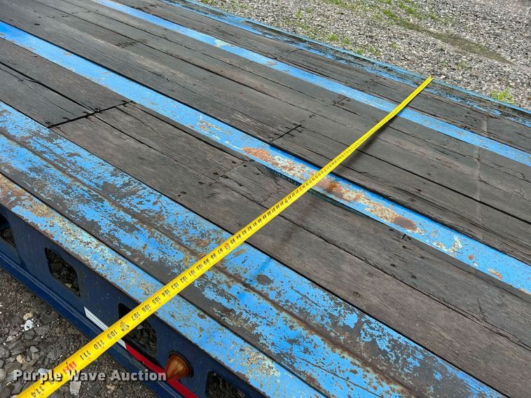 image for item LI9771 1988 Siebert  lowboy equipment trailer