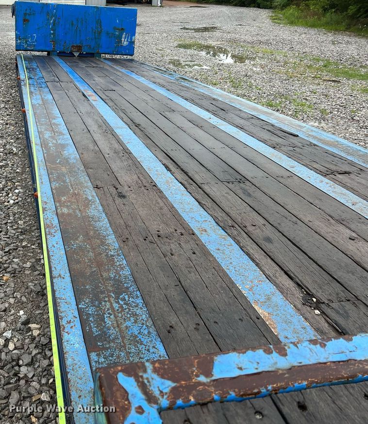 image for item LI9771 1988 Siebert  lowboy equipment trailer